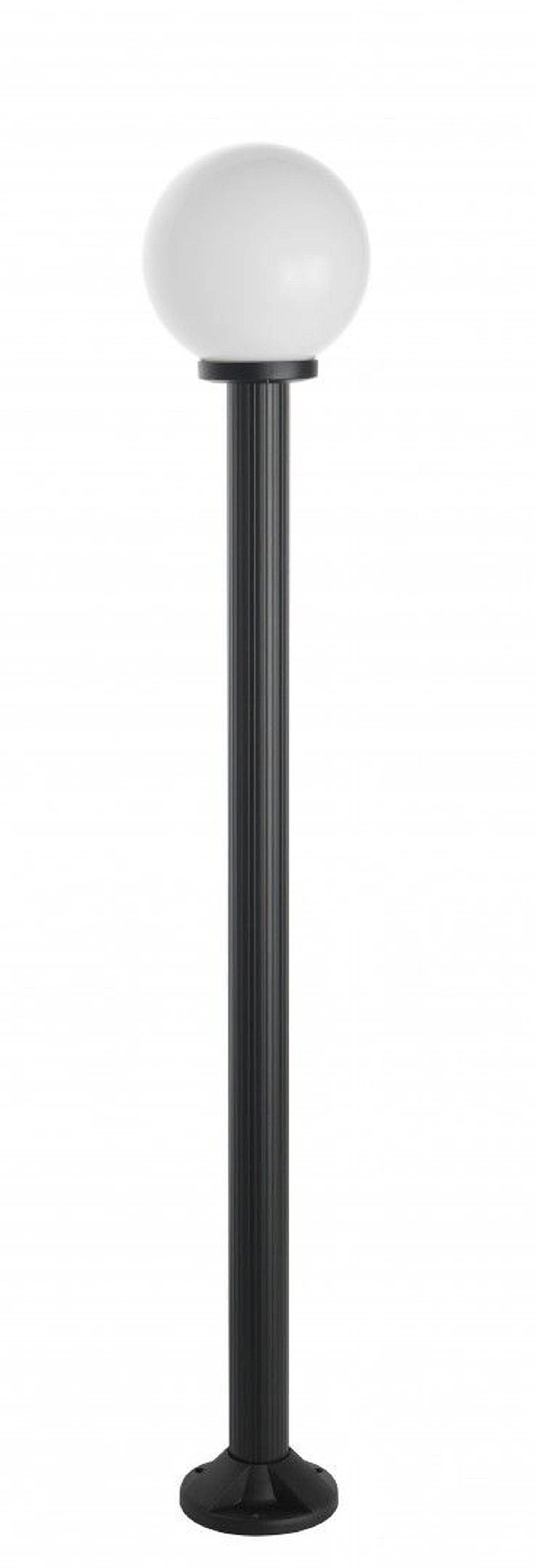 Licht-Erlebnisse Außen-Stehlampe NINETTE, ohne Leuchtmittel, E27 170 cm hoch Kugelschirm Vintage Design