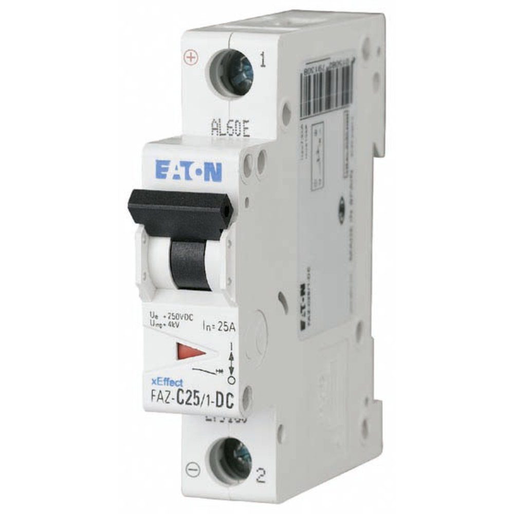 EATON Schalter Eaton 279122 FAZ-C2/1-DC Leitungsschutzschalter 2 A 250 V/DC