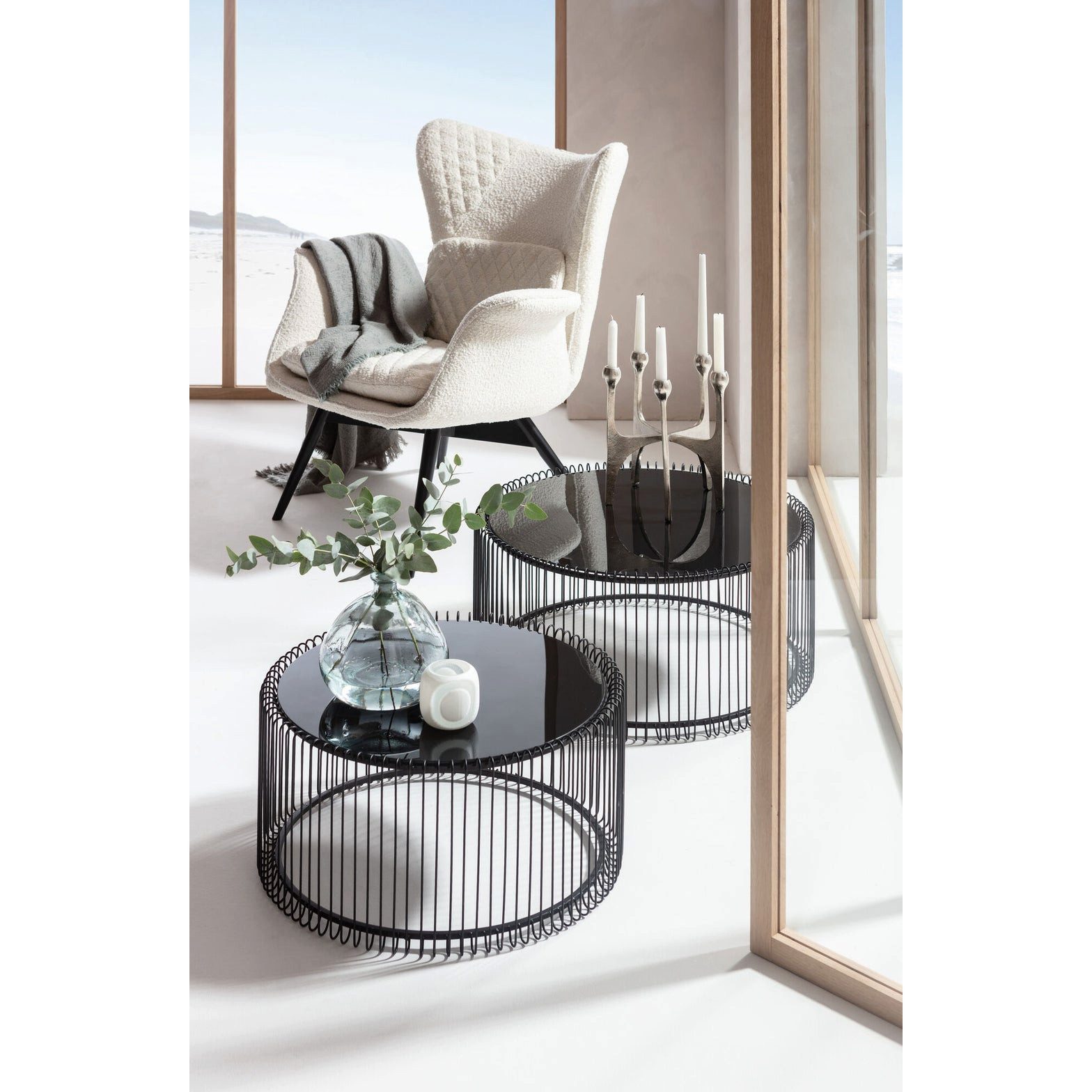Kare Design Couchtisch Wire (2er Set), günstig online kaufen