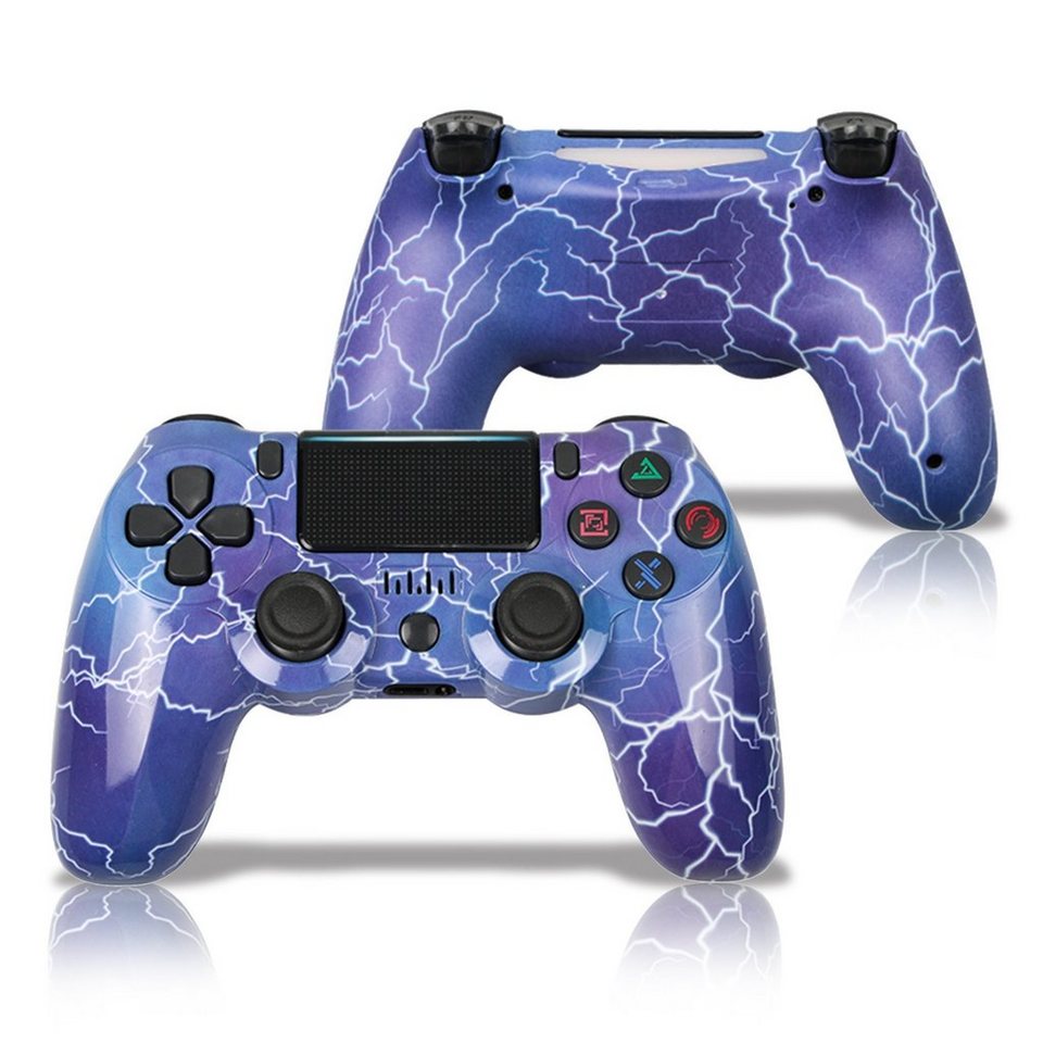 KINSI Gamepad,Game Controller, Wireless Controller für PS4,600mAh PlayStation  4-Controller, Frei bewegliches D-Pad