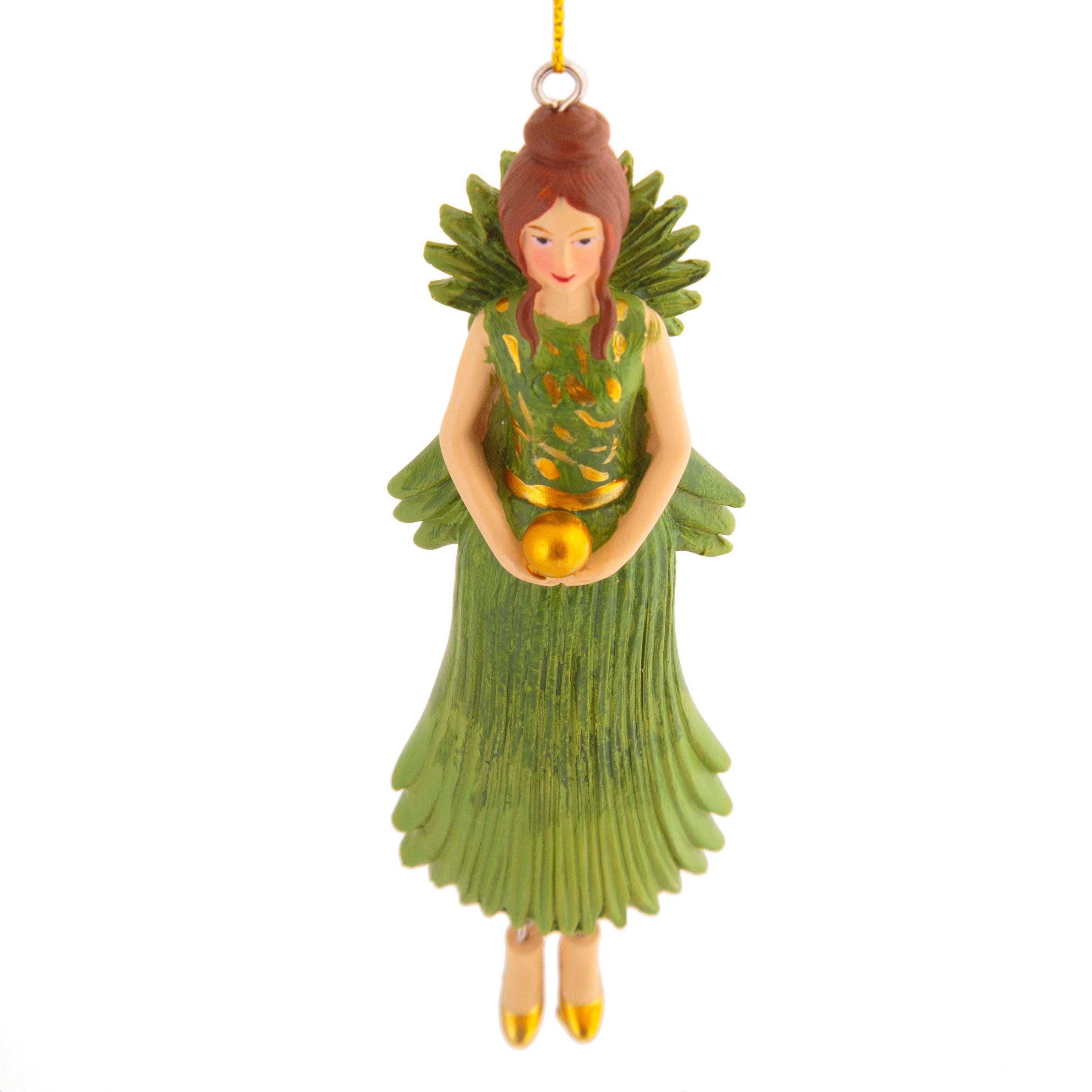 zum Hanfblume Figuren Geschenk Aufhängen, für Blumenmädchen Heidelberg Dekofigur grün Deko Frauen ROSEMARIE SCHULZ Figur