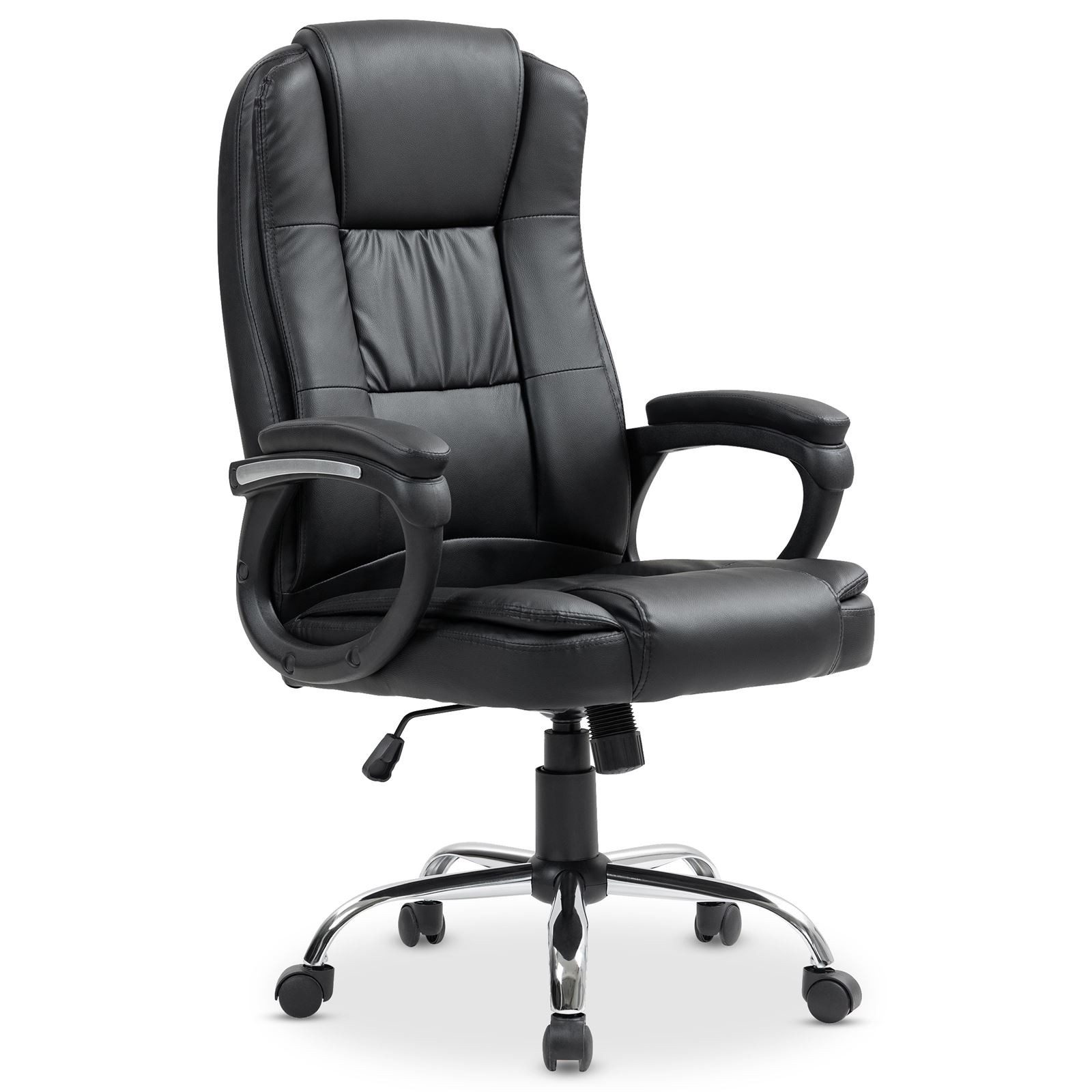 IDIMEX Drehstuhl BOLEY, Ergonomischer Drehstuhl mit PU Bezug & gepolsterten günstig online kaufen