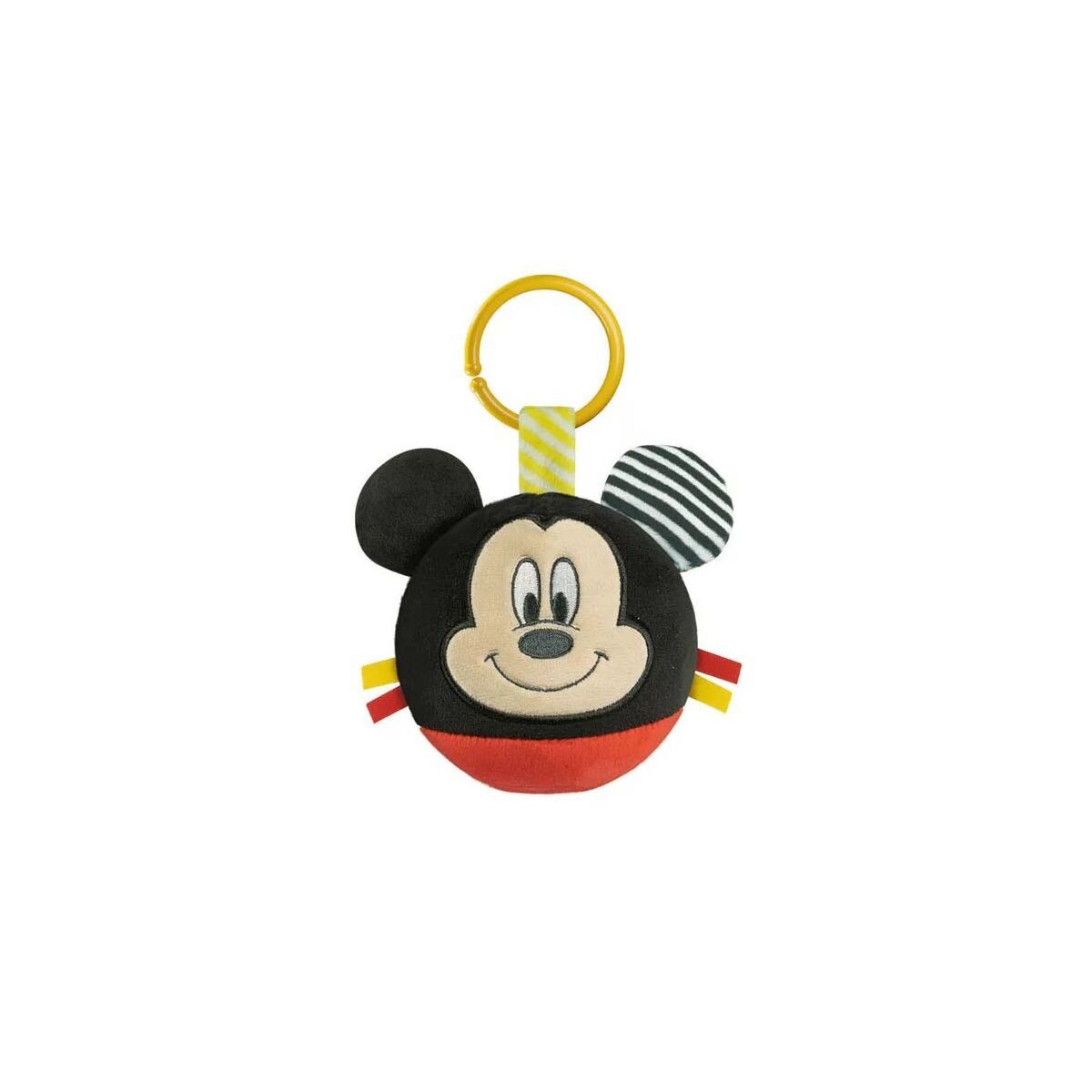 Clementoni® Lernspielzeug Disney Mickey Plüsch Ballfigur, Babyrassel Clementoni