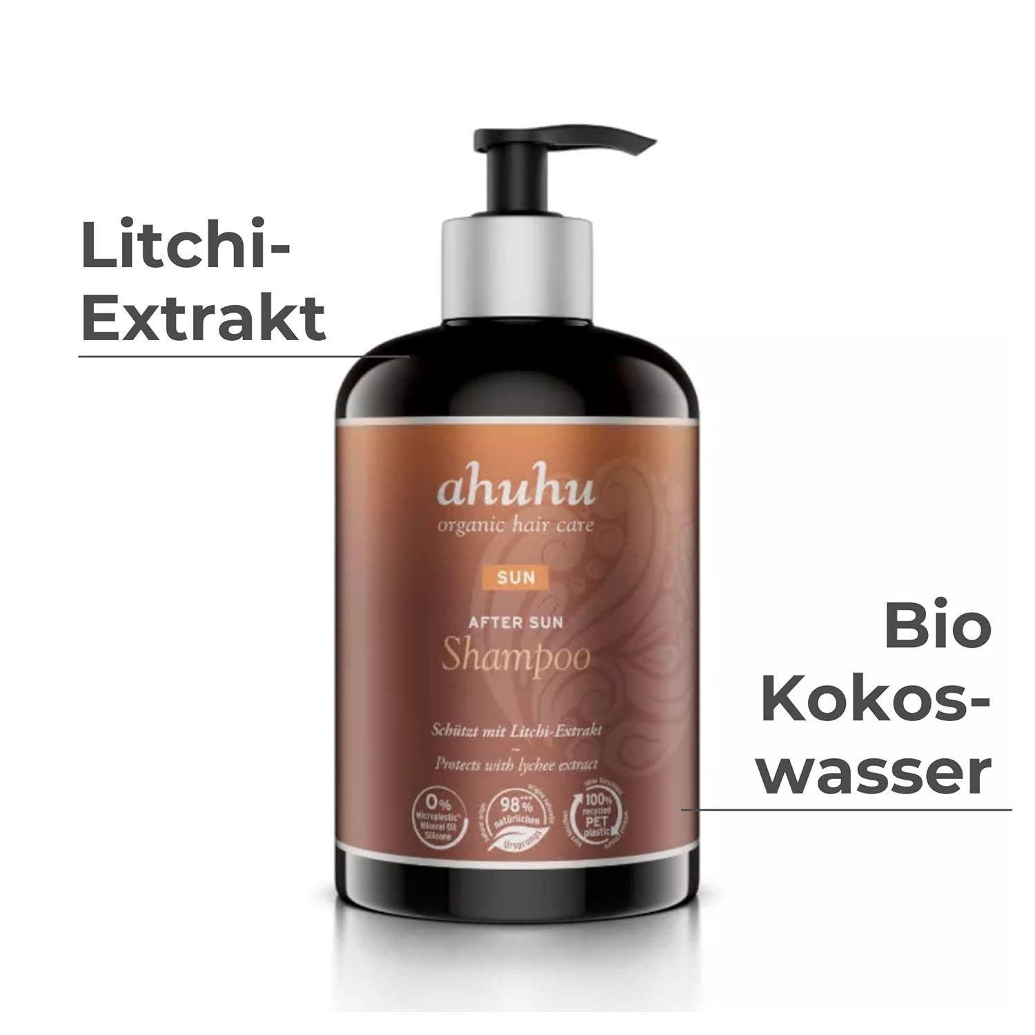 Ahuhu Haarshampoo SUN After Sun Shampoo, Vegan