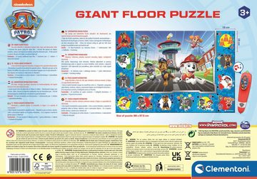 Clementoni® Puzzle Quiz-Bodenpuzzle PAW Patrol, 24 Puzzleteile, Made in Europe; FSC® - schützt Wald - weltweit