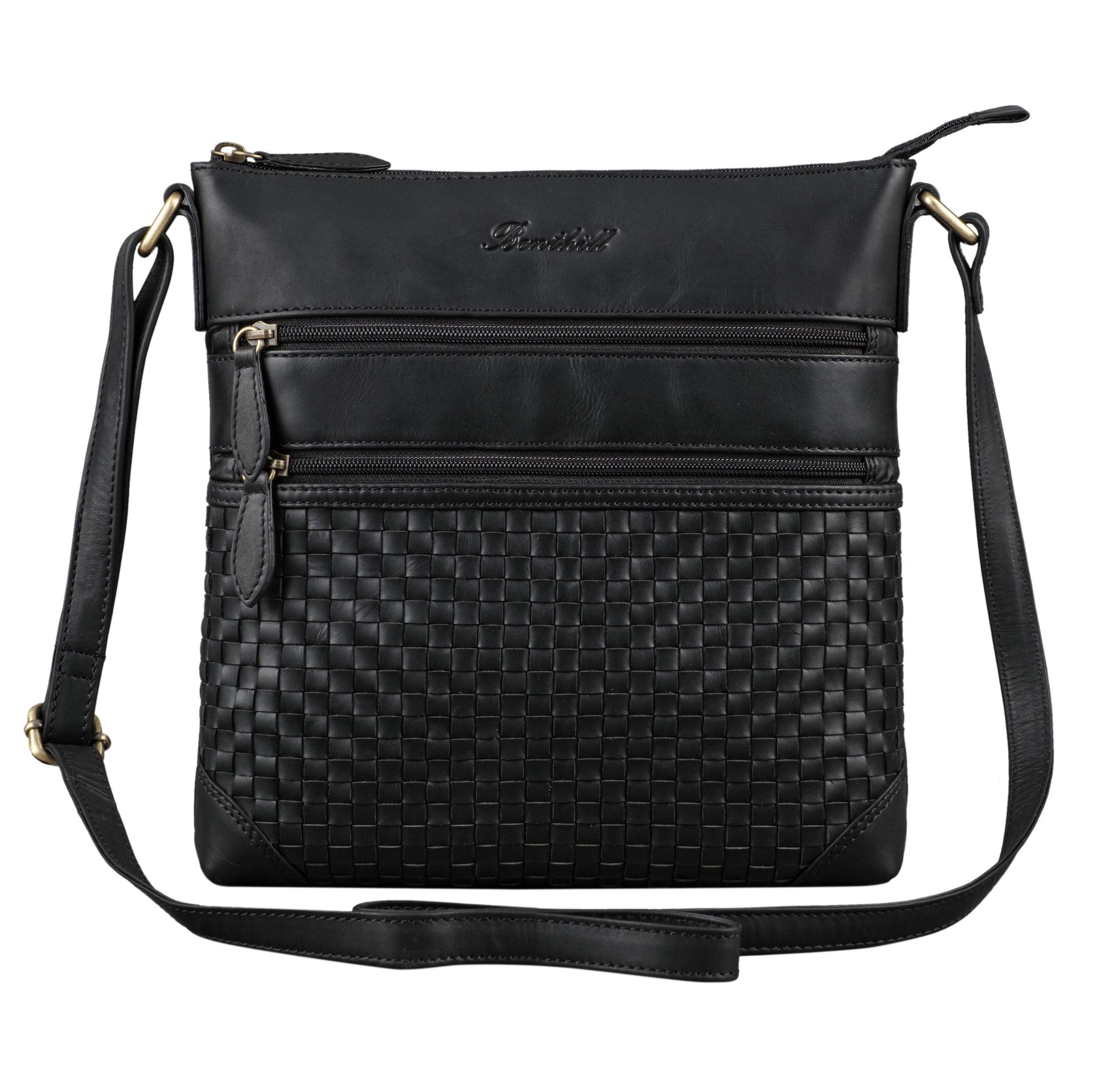 Benthill Umhängetasche Damen Echt Leder Schultertasche Vintage Handtasche g günstig online kaufen