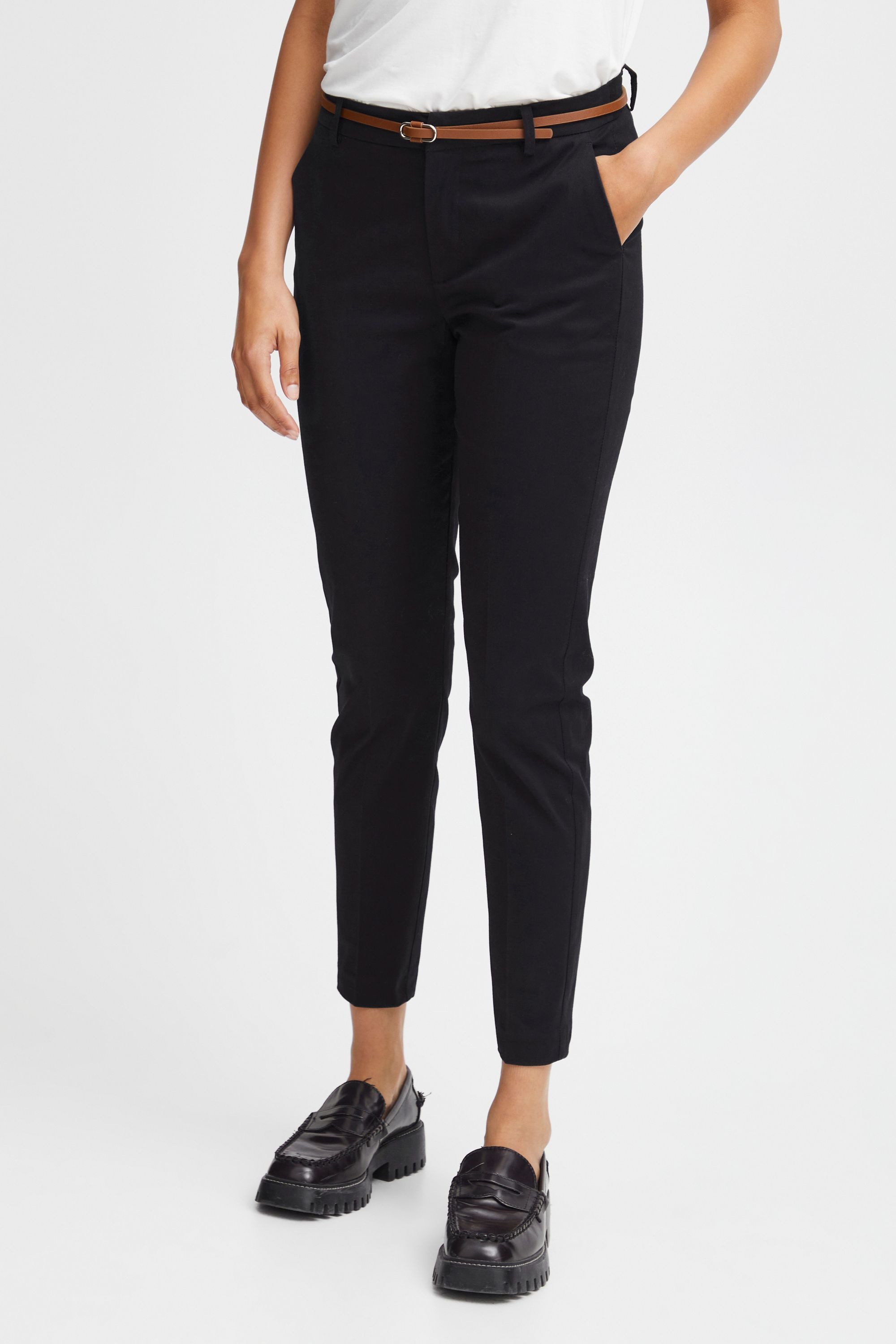 OXMO 7/8-Hose OXDaisy Moderne Hose inklusive Gürtel