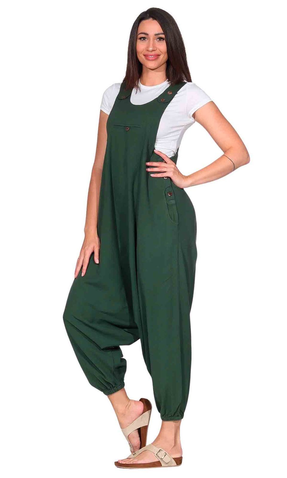 KUNST UND MAGIE Haremshose Kunst und Magie Hippie Latzhose Haremshose Hose Psy Goa 70er Overall