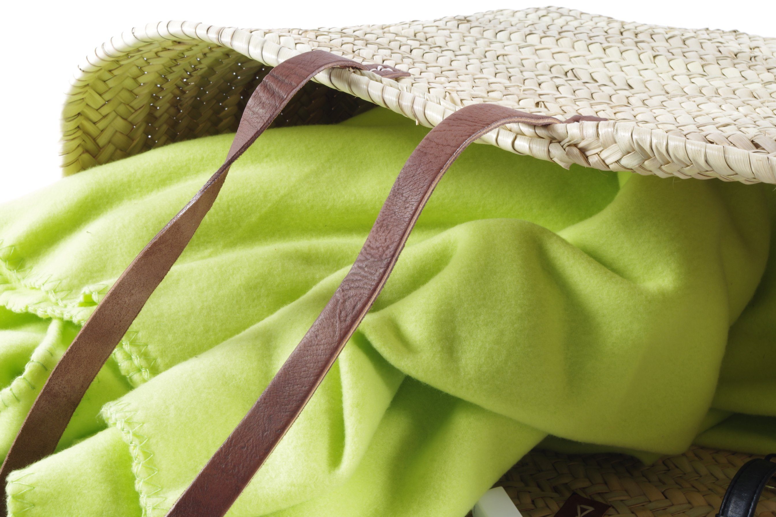 Kobolo Shopper Ibizatasche aus Palmblatt mit günstig online kaufen