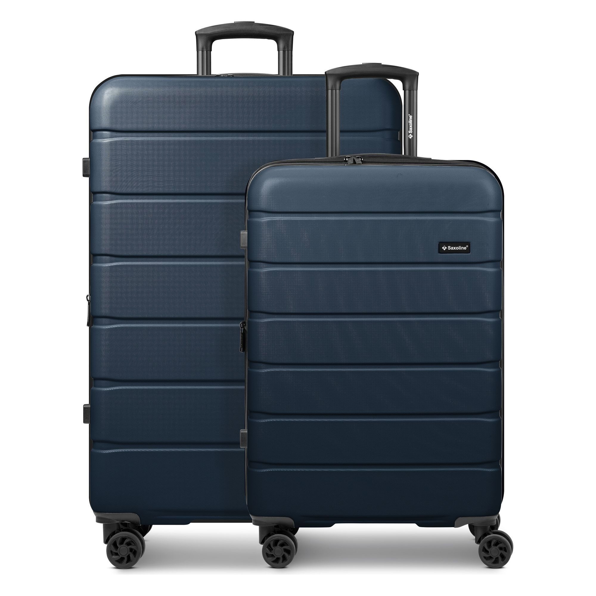 Saxoline® Trolleyset Miami, 4 Rollen, (2-teilig, 2 tlg), ABS
