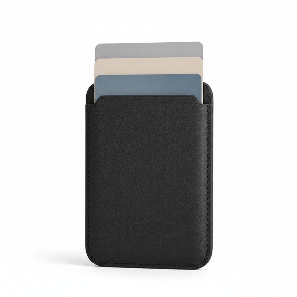 Futurea Smartphone-Hülle MagSafe Kunstleder Wallet Kartenetui für Apple iPhone 17 bis 12, magnetisch für Apple iPhone 17,16,15 Pro Max