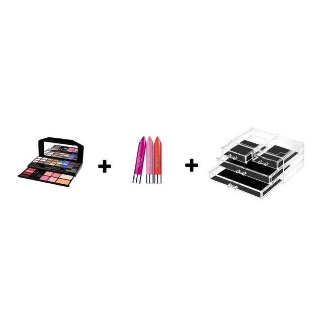Stella Maris Make-Up Organizer Kosmetik Box – Elegante Aufbewahrung + Make-up Set