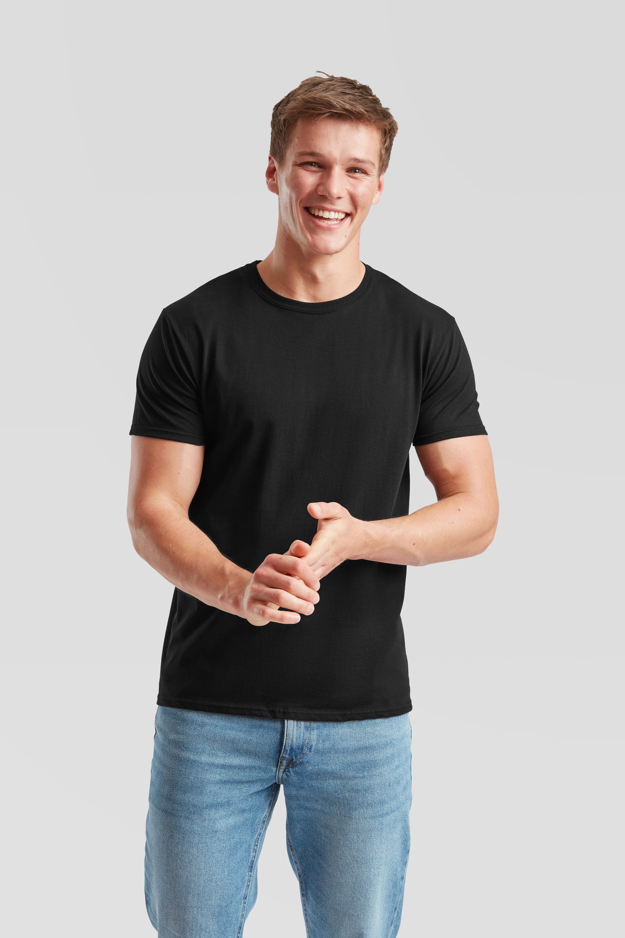 Fruit of the Loom Rundhalsshirt Iconic 150 T-Shirt – Bild 3 von 5