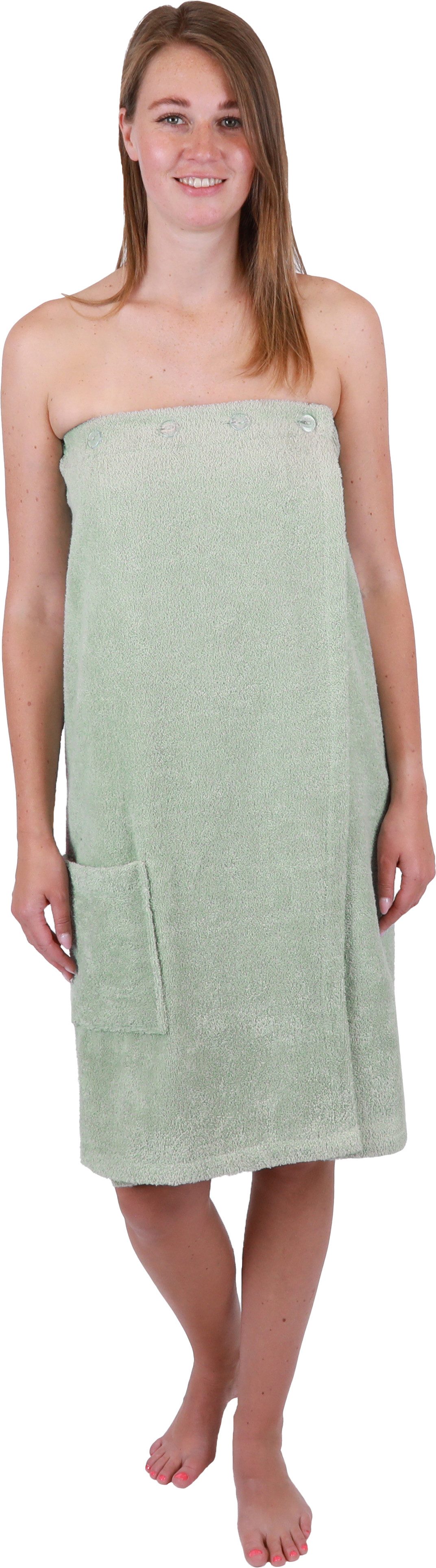 Betz Kilt Frottee Saunakilt BERLIN mit Knöpfen für Damen 420 g/m², Baumwolle