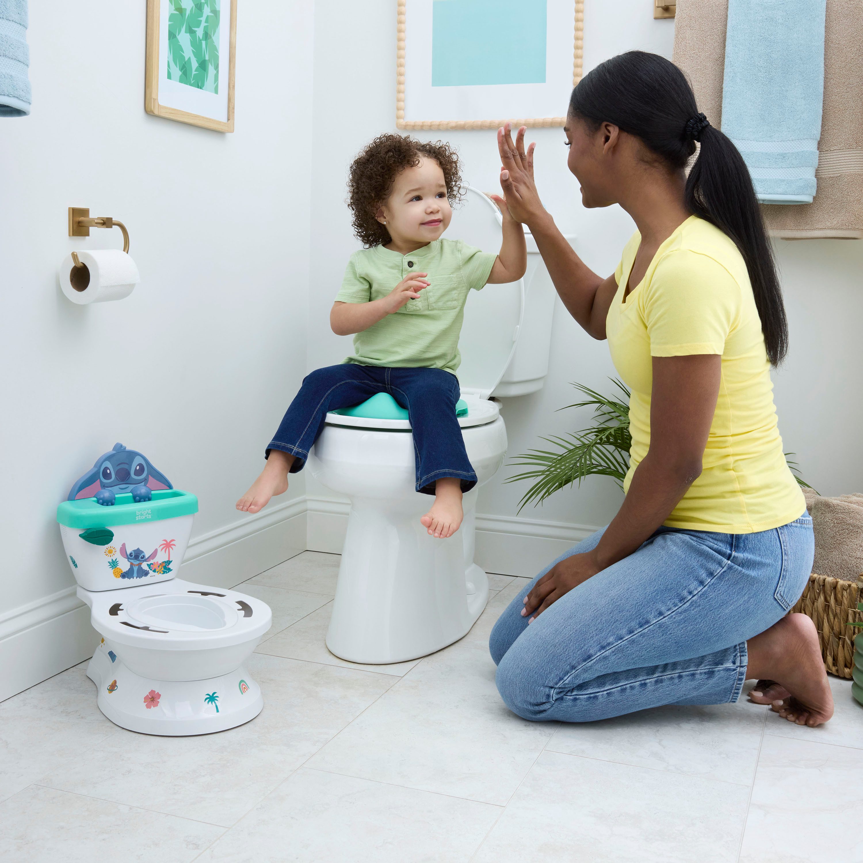 Bright Starts Toilettentrainer Stitch My Size Potty
