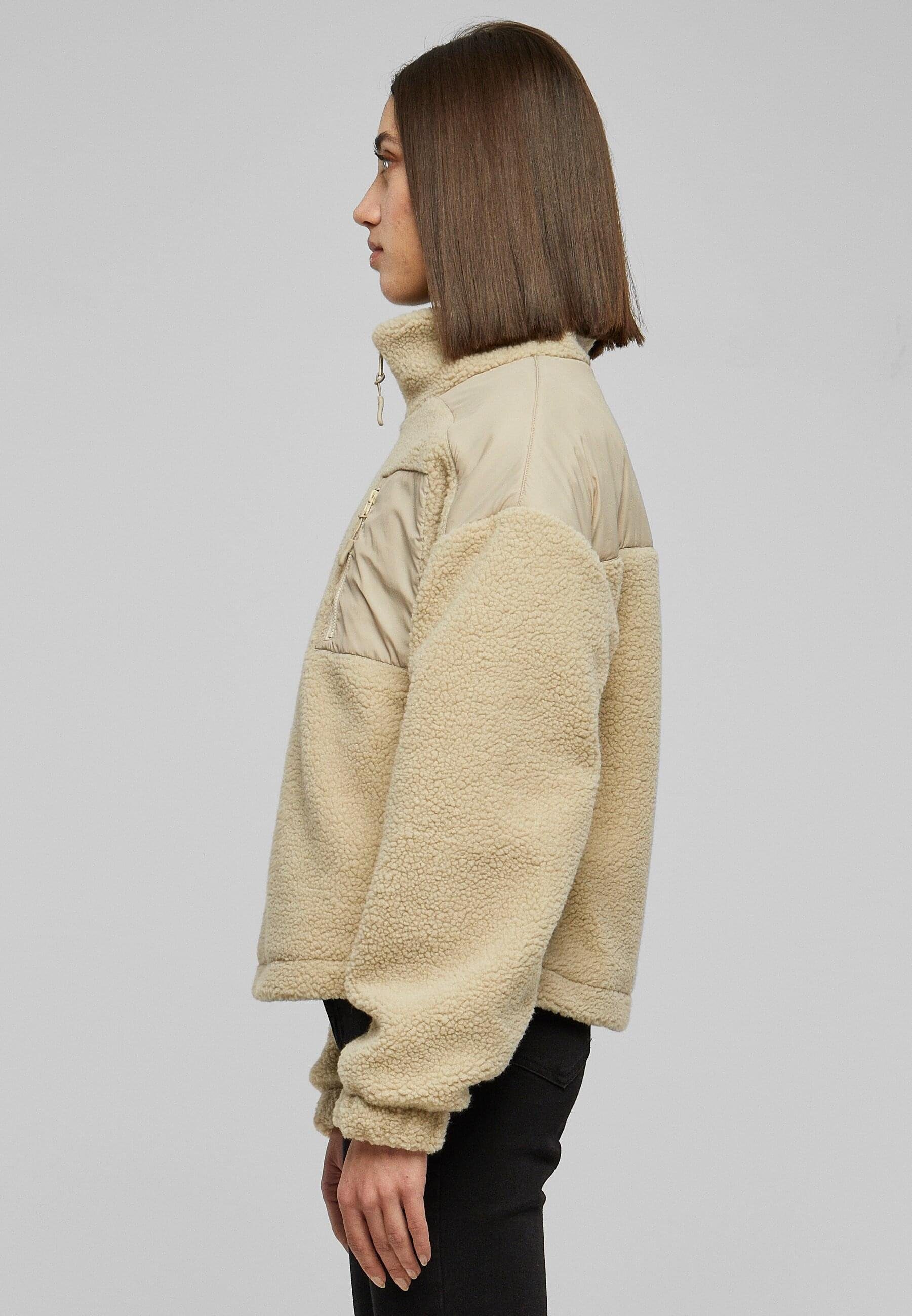 URBAN CLASSICS Winterjacke Urban Classics Damen Ladies Sherpa Mix Jacket (1-St)