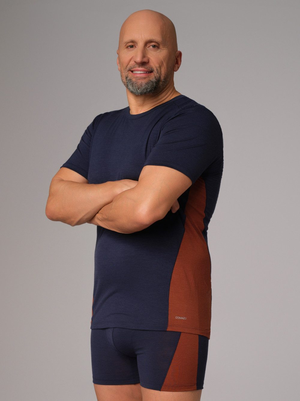 comazo Kurzarmshirt aus Merinowolle