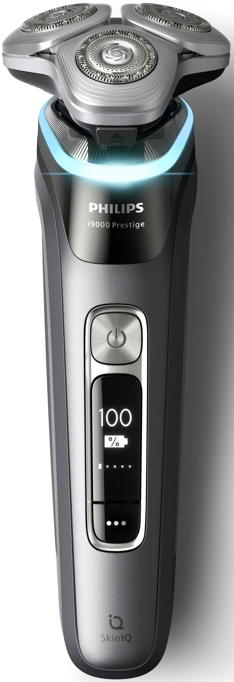 Philips Elektrorasierer Series i9000 Prestige XP9202/10, integrierter Präzisionstrimmer, mit SkinIQ Technologie, inkl. Ladestand, Reiseetui – Bild 2 von 5