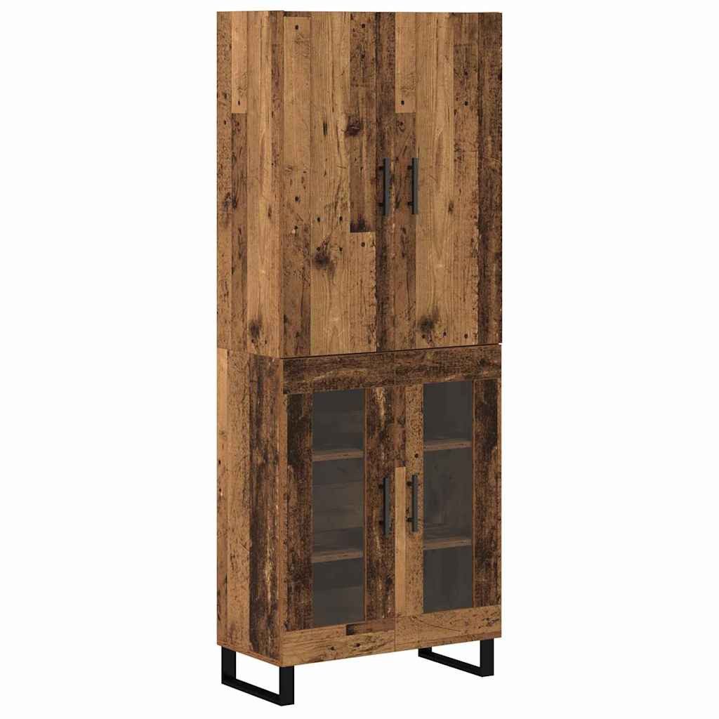 vidaXL Highboard Highboard 2 Stk. Altholz 69,5 x 34 x 180 cm (2 St)