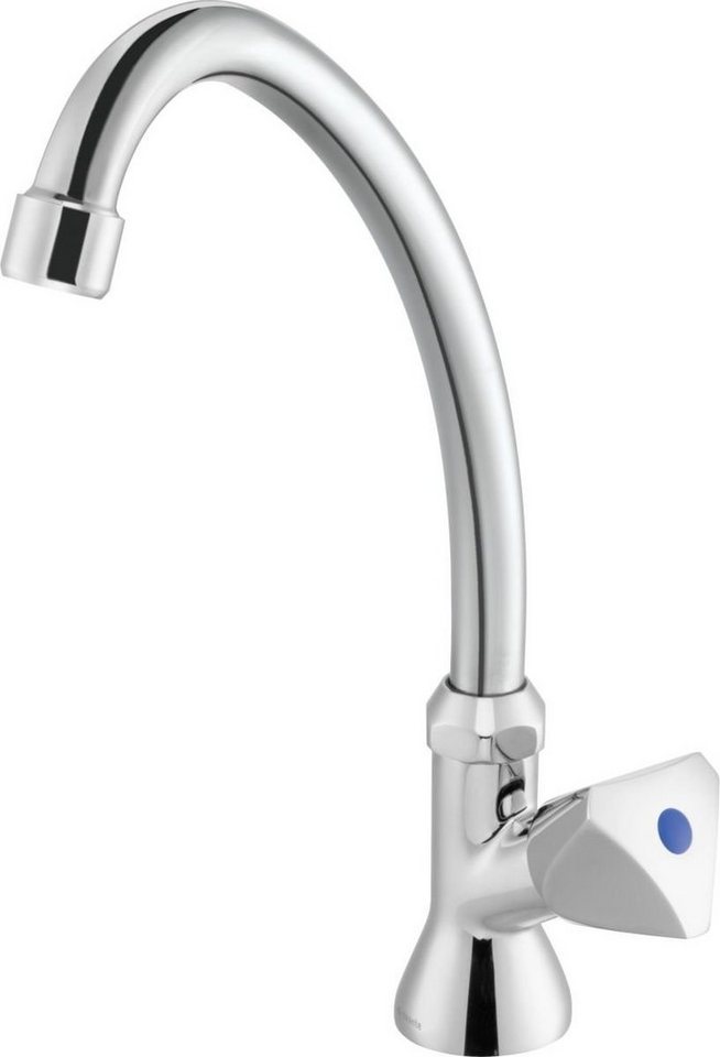 Deante Waschtischarmatur BEZ 066L Kaltwasserhahn Standventil Bad Gäste WC, inkl. Anschlussschlauch