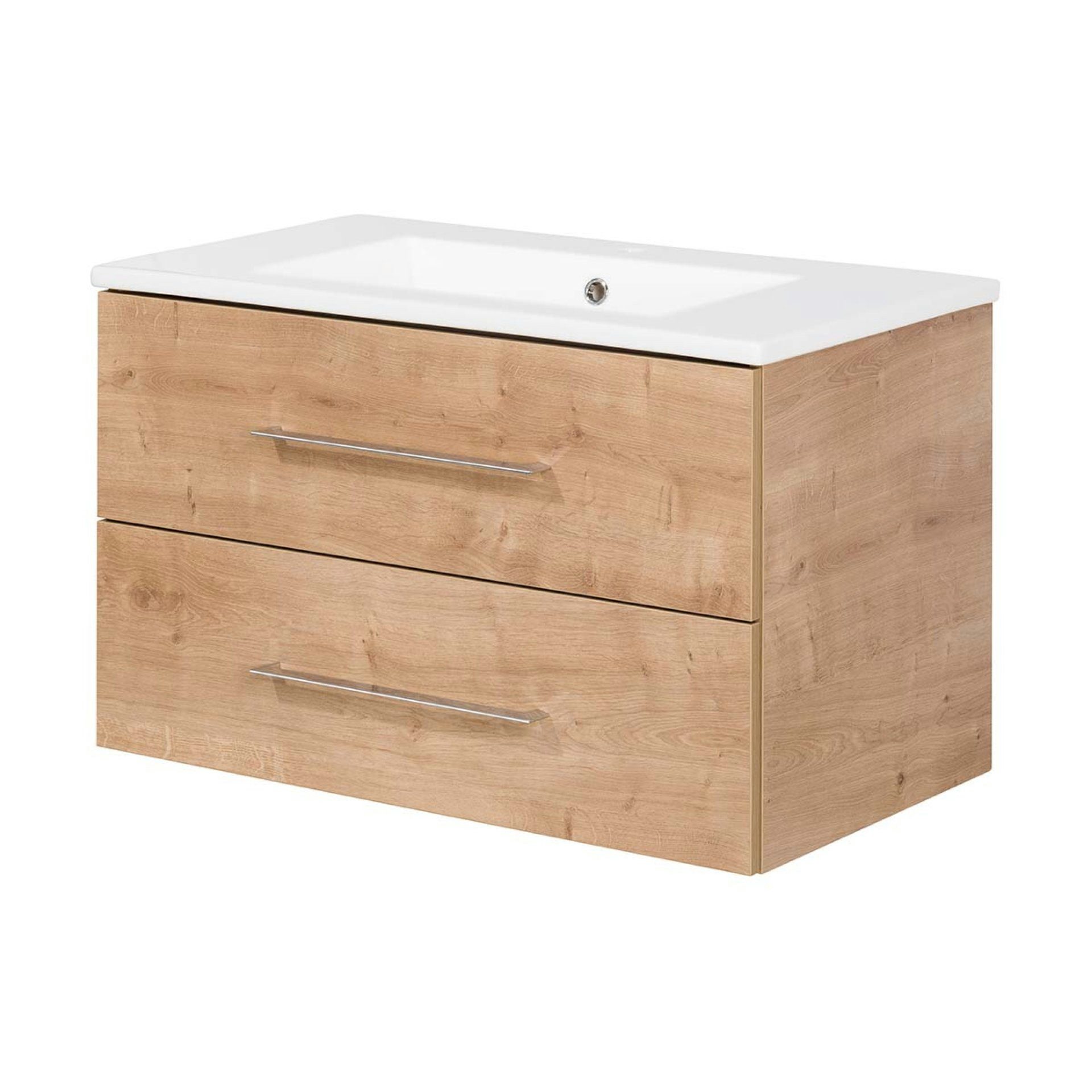 FACKELMANN Badmöbel-Set Waschtischunterschrank inkl. Keramikbecken B.PERFEK günstig online kaufen