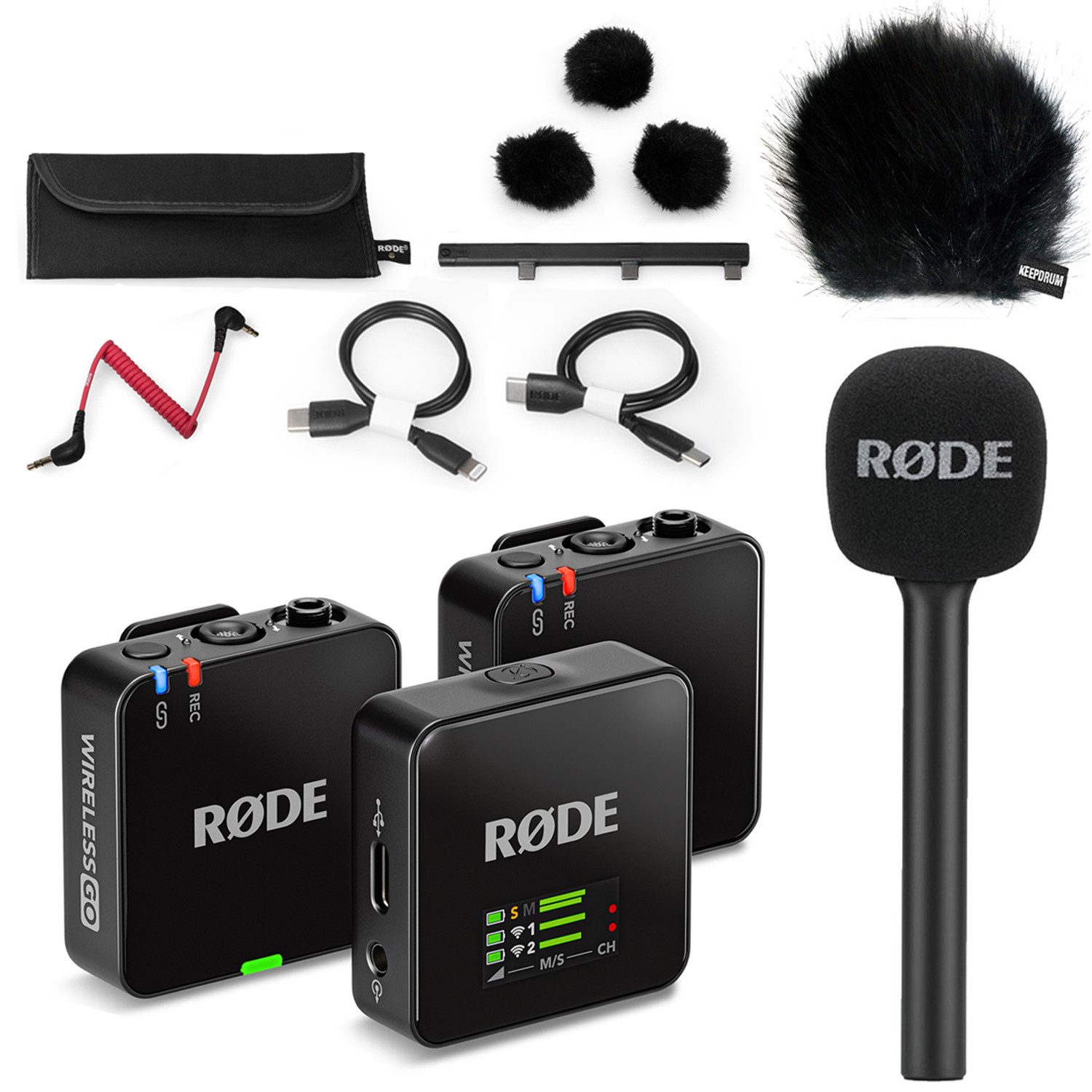Mikrofon Rode Mikrofon-Funksystem Wireless GO Gen 3 Interview Set 1 BK