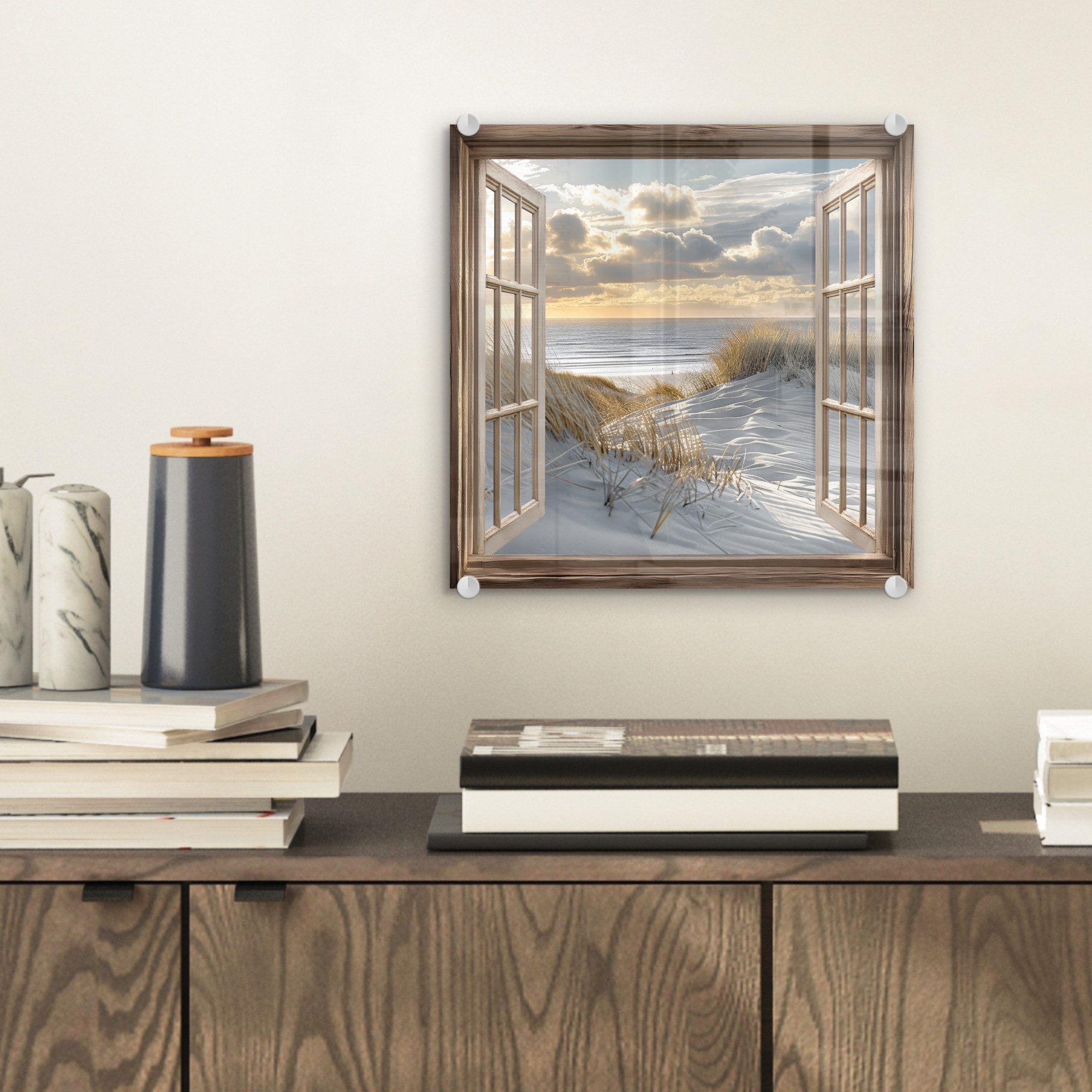 MuchoWow Acrylglasbild Aussicht - Strand - günstig online kaufen