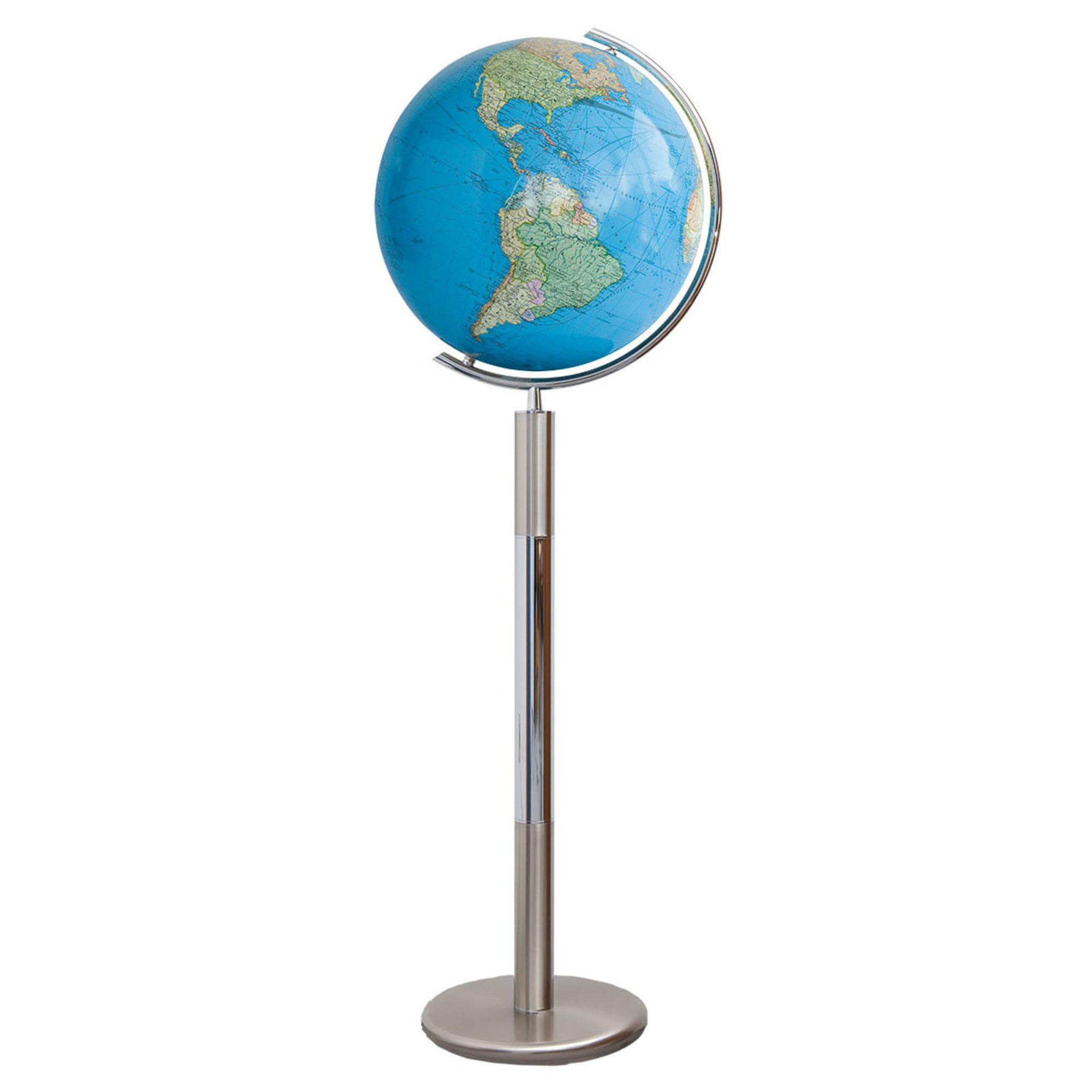 Columbus Globus Columbus Standglobus Duo Edelstahl 40cm