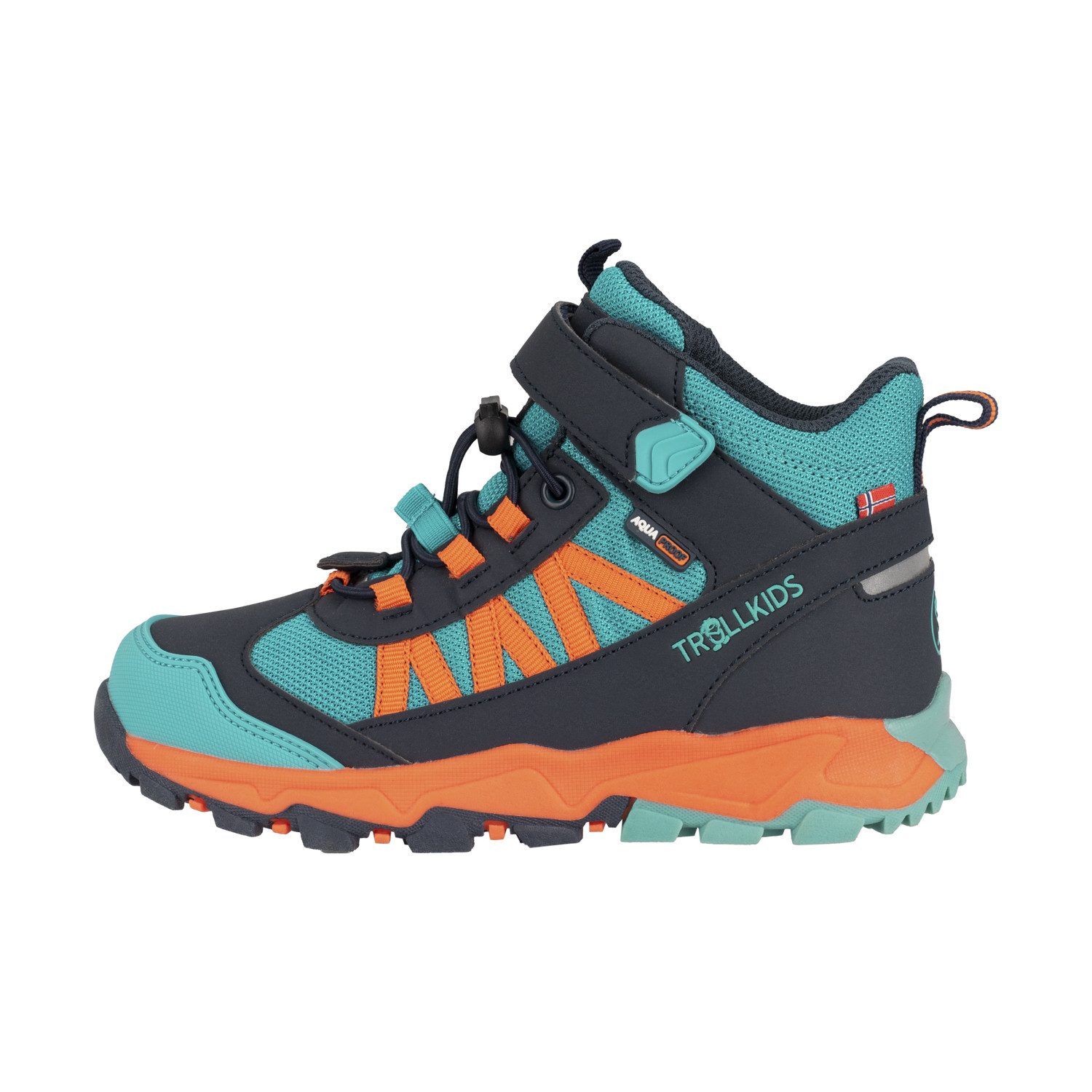 atlantic blue/dark navy/glow orange