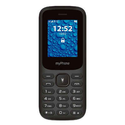 myPhone 2220 Mobiltelefon 1.77"-Display, 600 mAh, Dual Sim, 2G Schwarz Smartphone