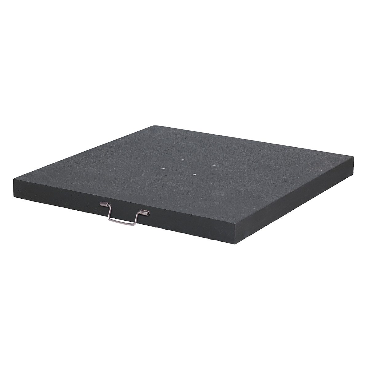 Platinum Sonnenschirm Arezzo schwarz gebrannter Granit, LxB: 76x76 cm