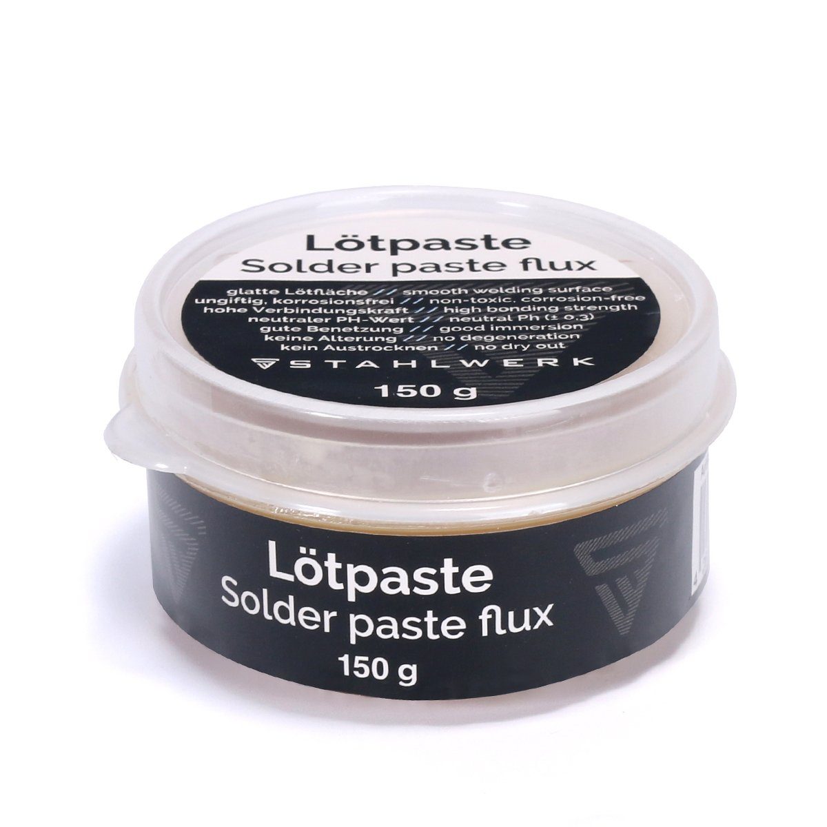 STAHLWERK Lötkolben 3 x Lötpaste 150g für professionelle Lötarbeiten, max. 480 °C, Packung, 3-tlg., Einzelgerät, sehr gute Verbindungseigenschaften