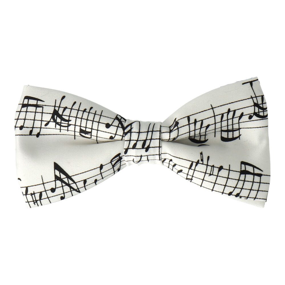 mugesh Krawatte Fliege Notenzeile für Musiker