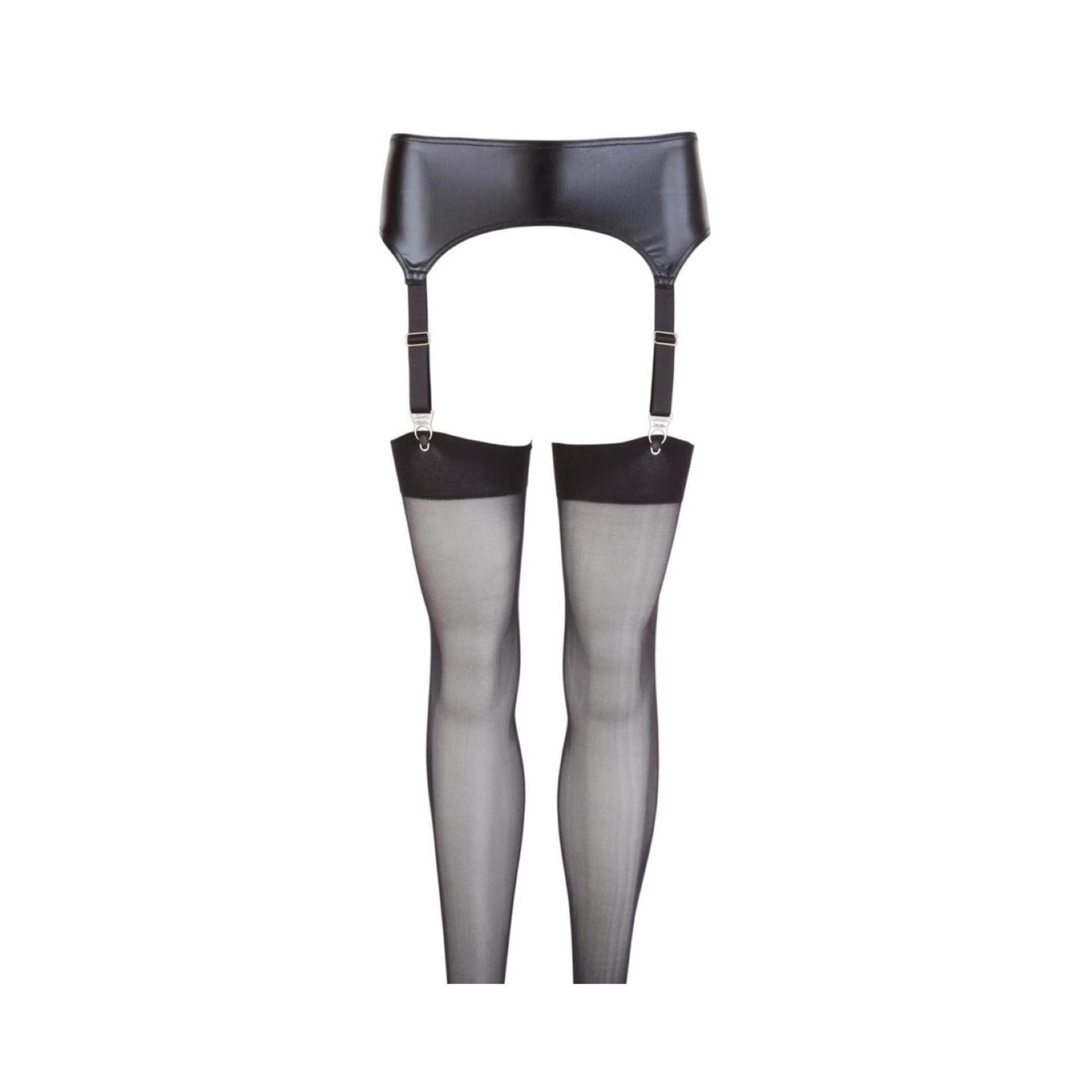 NO:XQSE Strapsstrümpfe NO:XQSE- Strapsgurt und Strümpfe weiß - (L,M,S,XL)