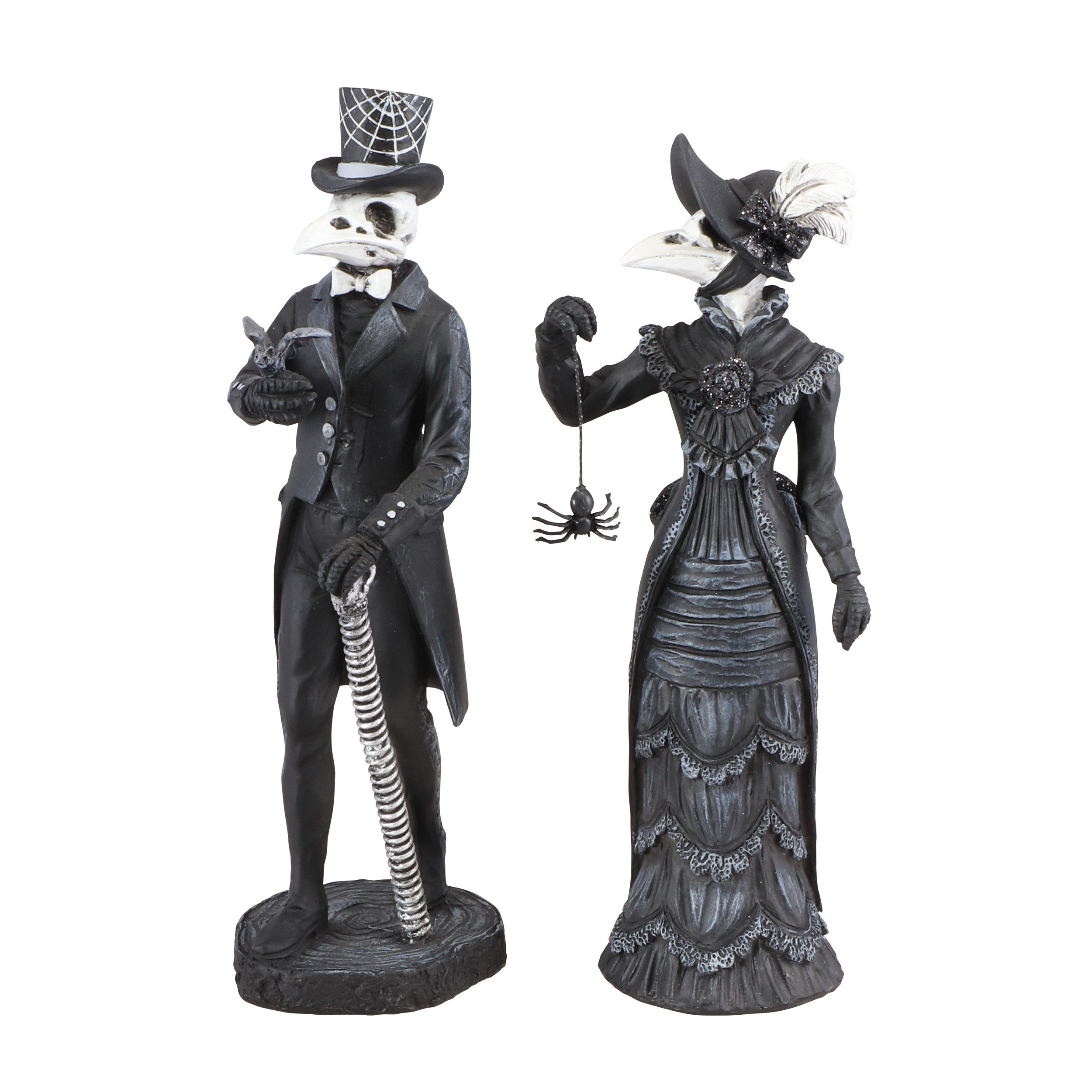 Dekoobjekt Lady oder Mister Skeleton - Halloween Dekofirgur 7