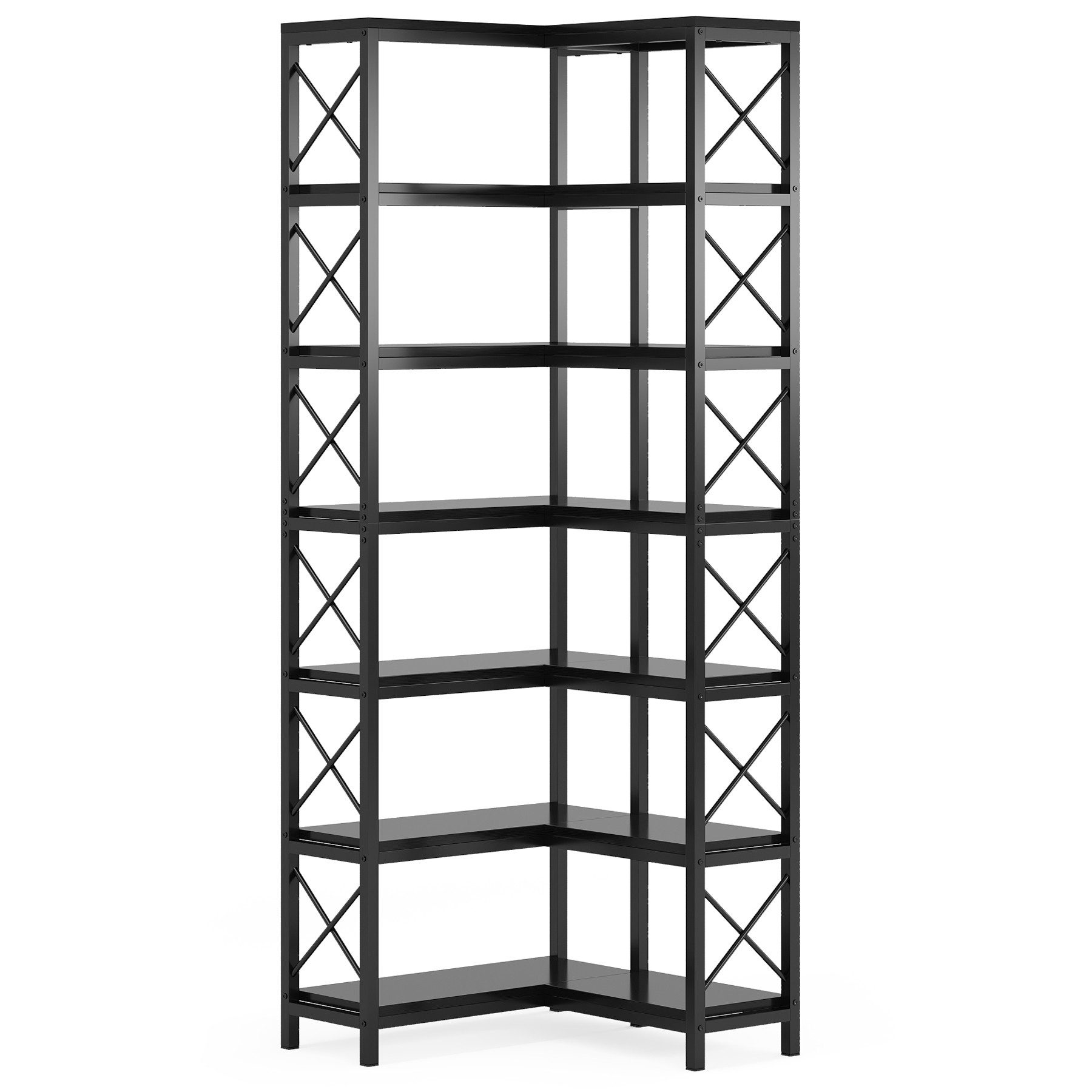 Tribesigns Bücherregal Eckregal, 60 x 60 günstig online kaufen