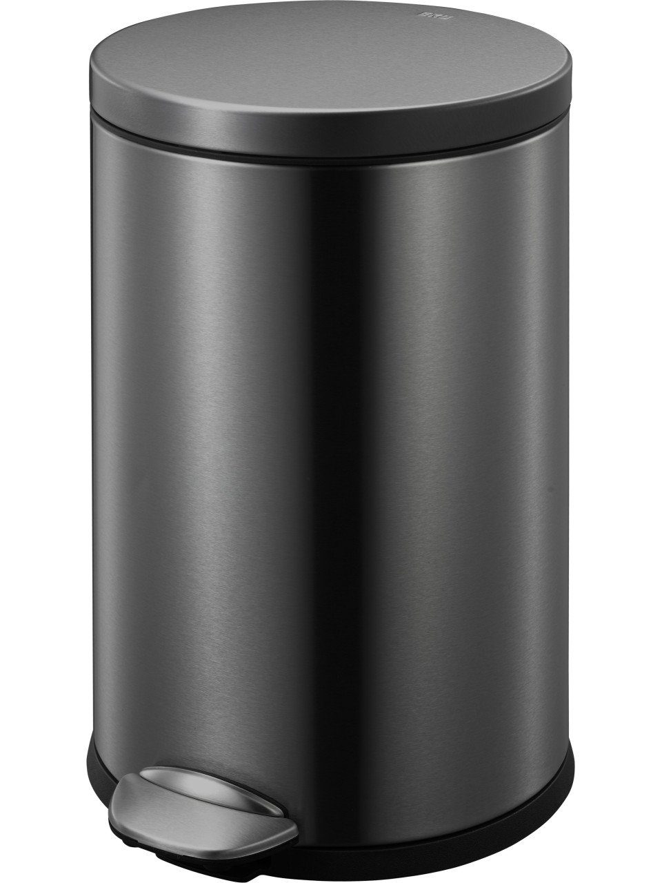 Mülleimer Treteimer Eko 12 L Edelstahl schwarz