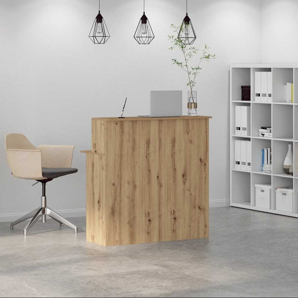 vidaXL Schreibtisch Empfangstheke Artisan-Eiche 100x50x103,5 cm günstig online kaufen