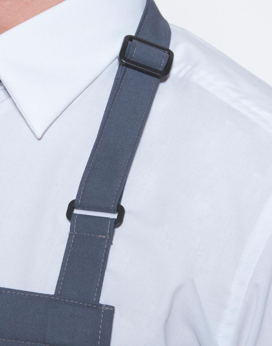 Karlowsky Fashion Kochschürze Latzschürze Basic mit Schnalle - 75 x 90 cm