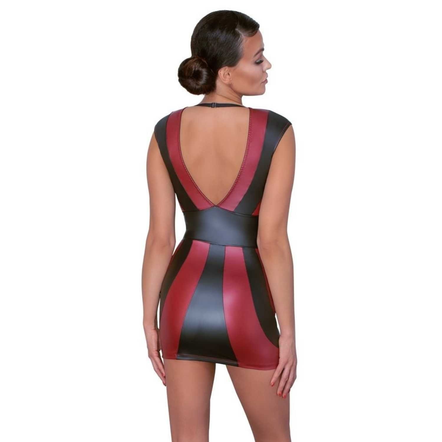 Cottelli PARTY Minikleid Mini Kleid schwarz-rot günstig online kaufen