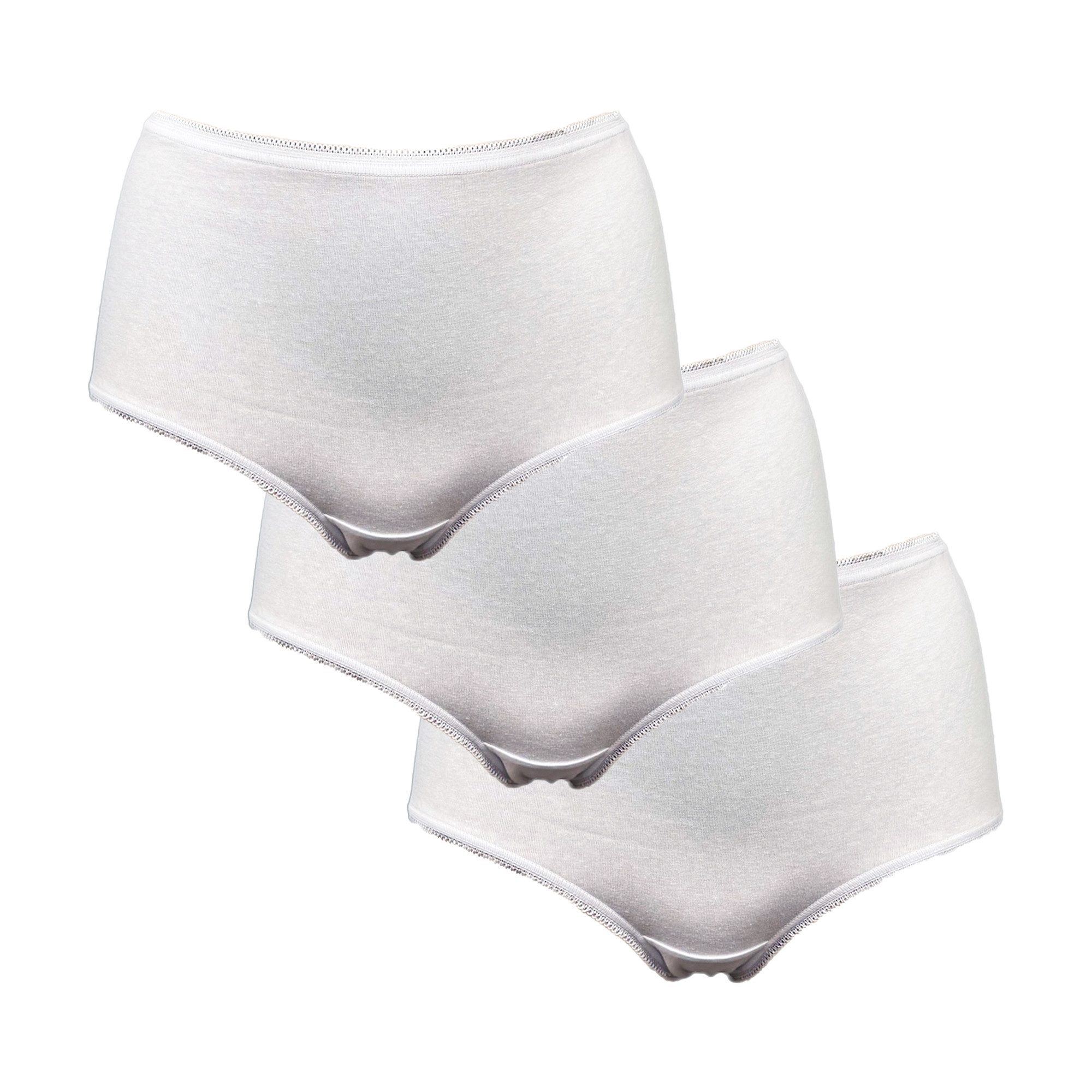 My Basic Midislip Midi cotton brief (3er Pack) basic, eng, elastisch, bequem, weich, mit Bund, Baumwollmix