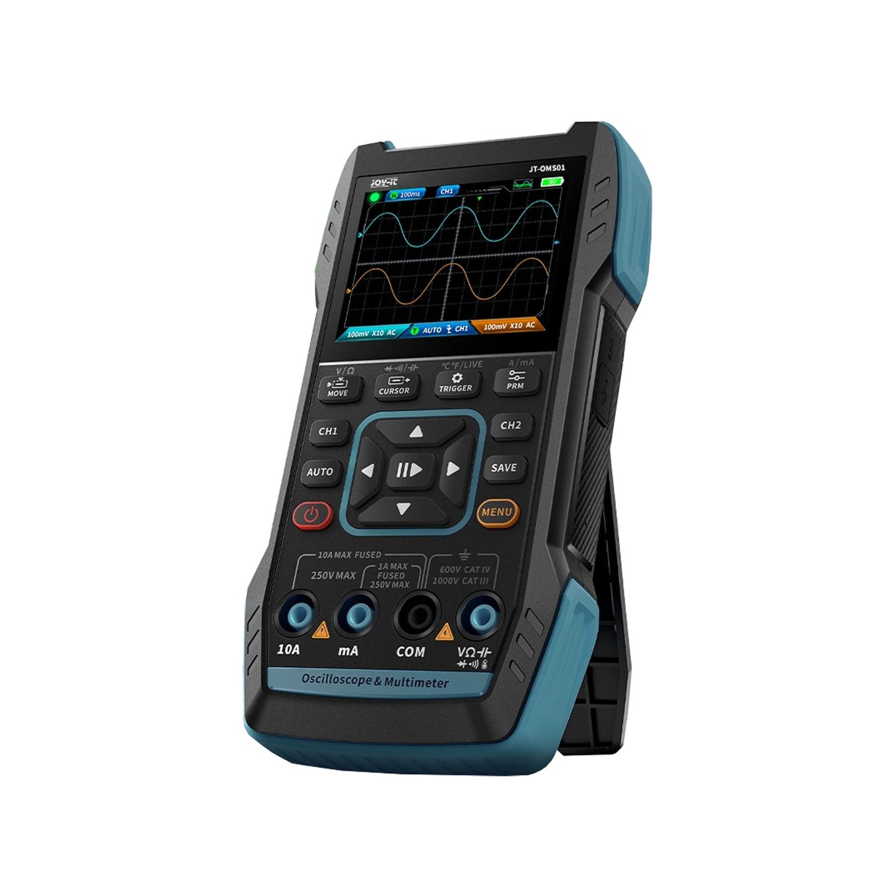 Joy-it Multimeter JOY-IT Handheld Oszilloskop, JT-OMS01, 3-in-1, mit Multimeter und