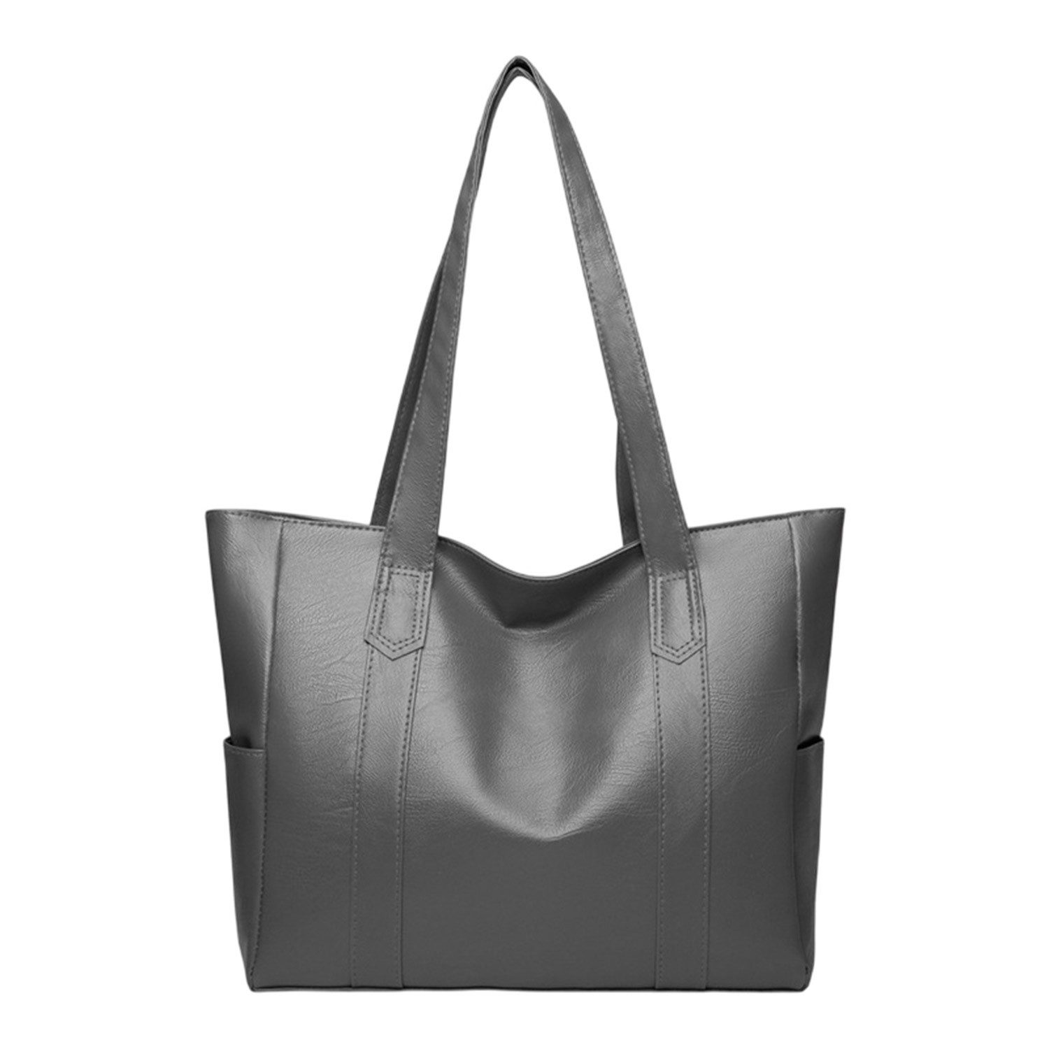 Shopper Damen Henkeltaschen Große Handtasche Weiche Kunstleder