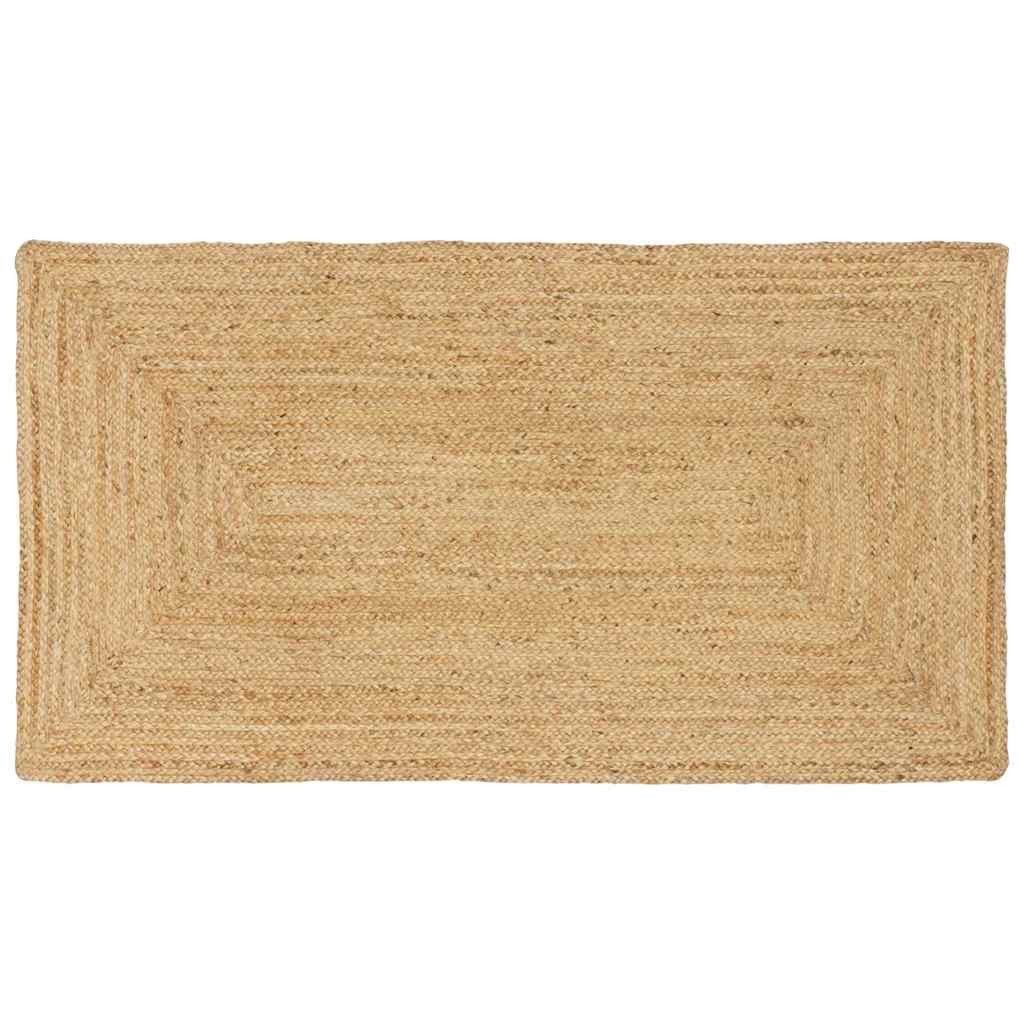 vidaXL Teppich Bereichsteppich Beige 100 x 200 cm Jute günstig online kaufen