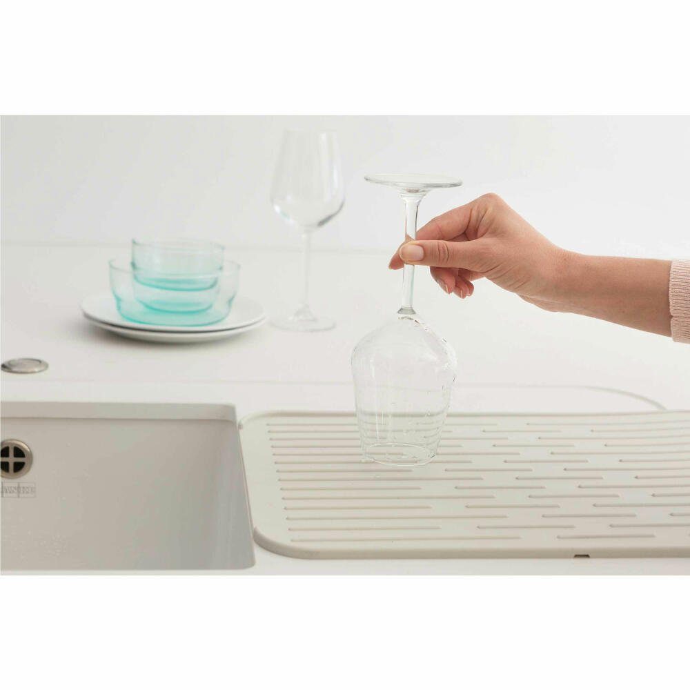 Brabantia Abtropfmatte Silikon Light Grey