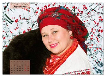 CALVENDO Wandkalender Die Seele der Ukraine. Soul of Ukraine.CH-Version (Premium, hochwertiger DIN A2 Wandkalender 2023, Kunstdruck in Hochglanz)
