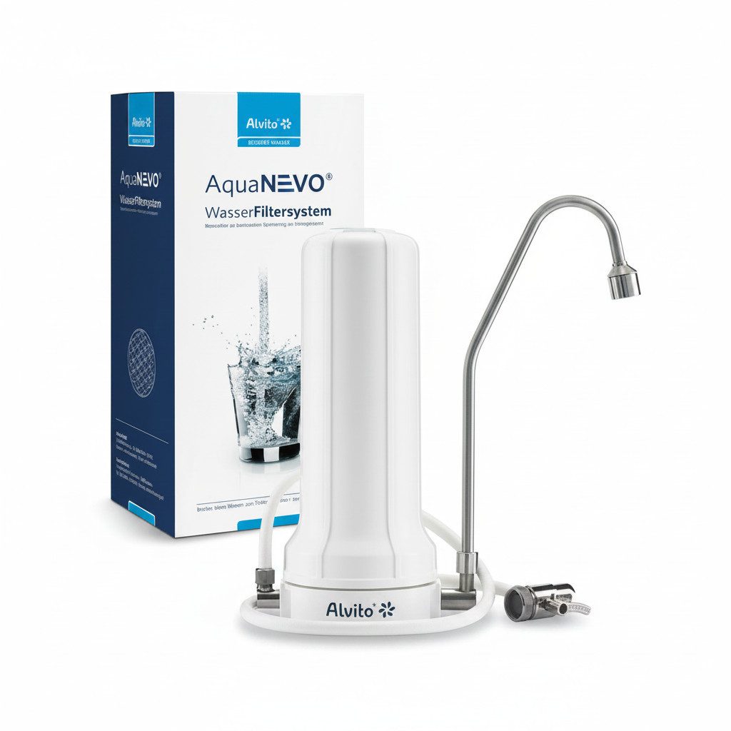 Alvito Aquariumfilter, Auftischfilter PRO Vital - filtern & beleben *Sparpaket*