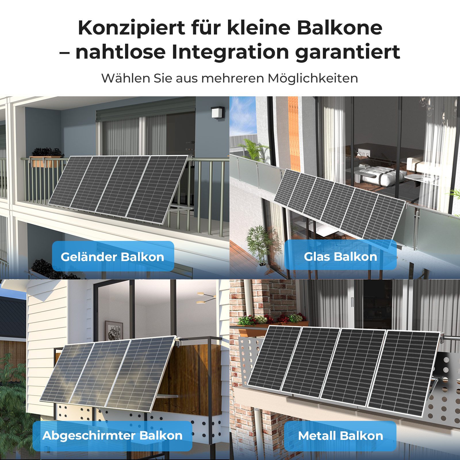 Sunshare Solarmodul Ray Lite Solarmodul 200 W + 1,5m MC4-Adapterkabel – Kompaktes PV-Modul, Monokristallin N‑Typ TOPCon, (Solarmodul + Adapterkabel), Kompaktes Solarmodul + Kompatibilität mit Dritthersteller-Speicher