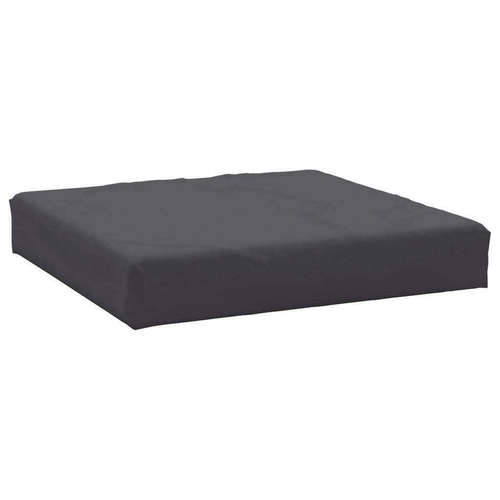 vidaXL Palettenkissen, Sitzkissen Anthrazit 60x60x8 cm Oxford-Gewebe