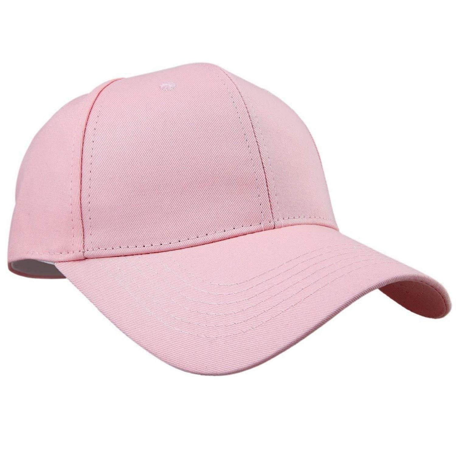 Baseball Cap Baseballcap Herren Mesh Sonnenhut Laufmütze Rosa Baumwolle
